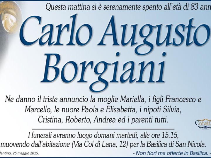 Borgiani Carlo Augusto