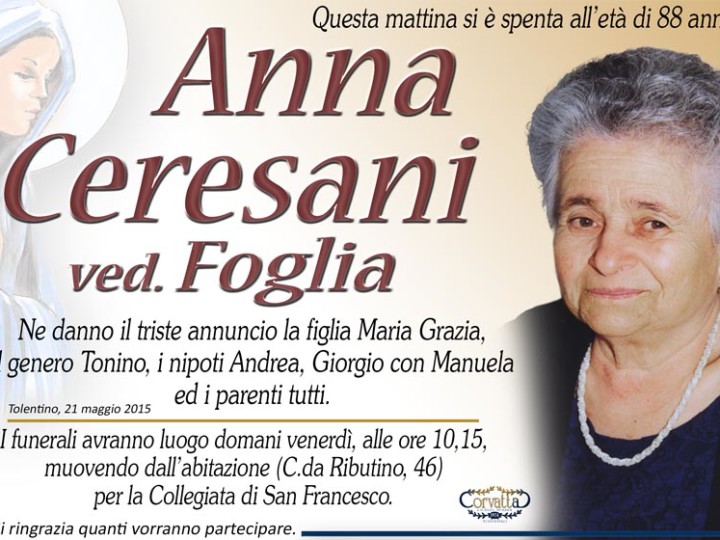 Ceresani Anna Foglia