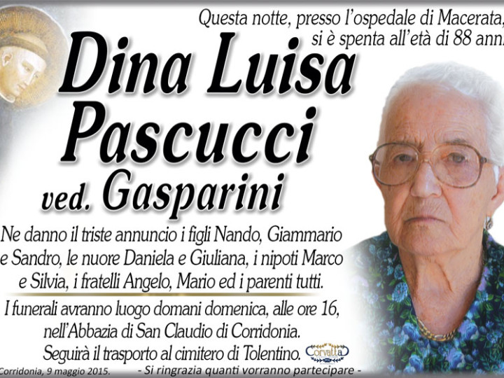 Pascucci Dina Luisa Gasparini