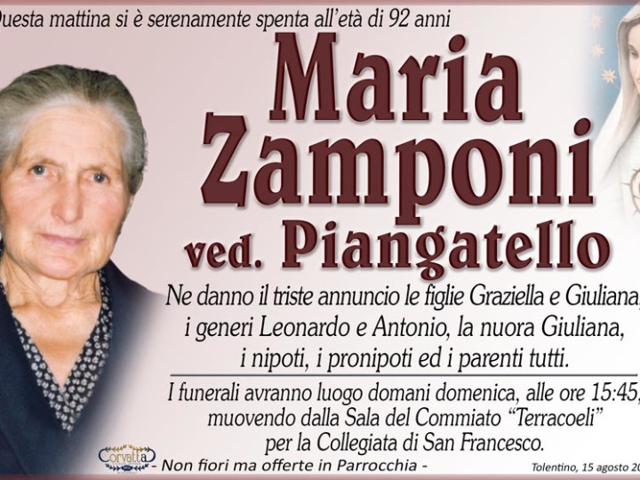 Zamponi Maria Piangatello