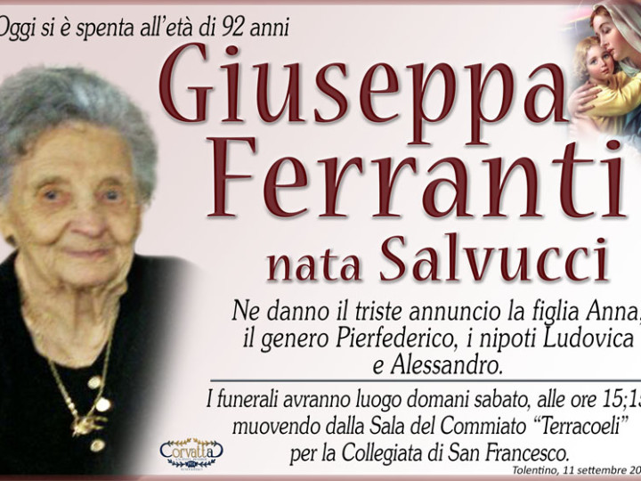 Ferranti Giuseppa nata Salvucci