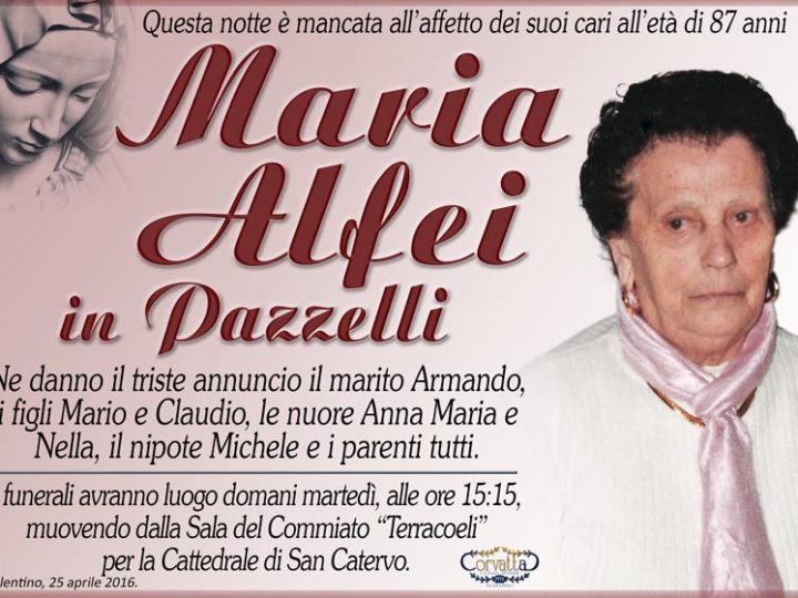 Alfei Maria Pazzelli