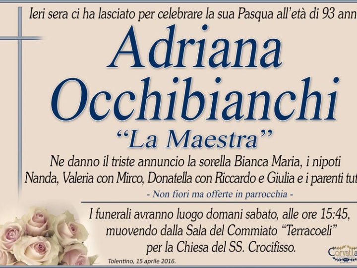 Occhibianchi Adriana