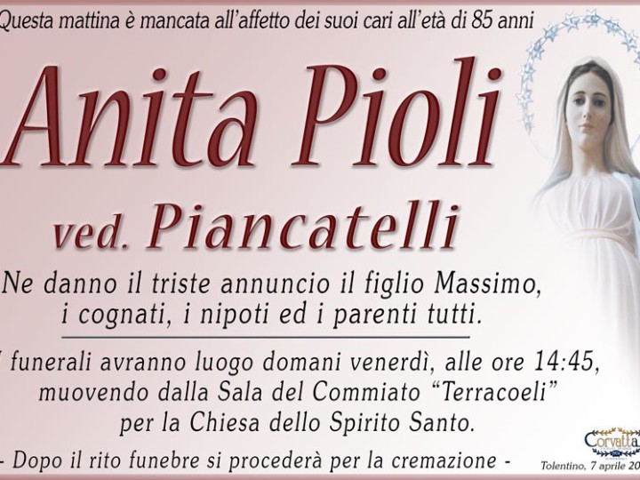 Pioli Anita Piancatelli