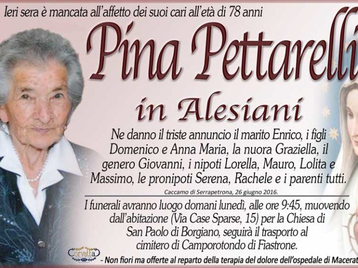 Pettarelli Pina Alesiani