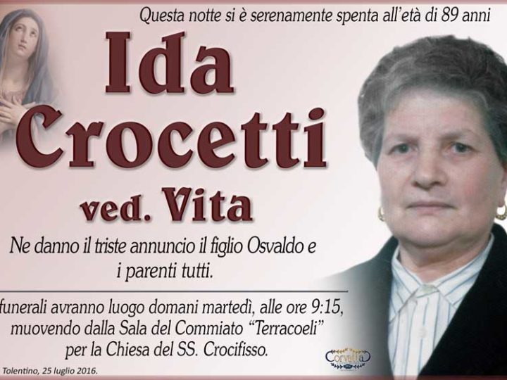 Crocetti Ida Vita