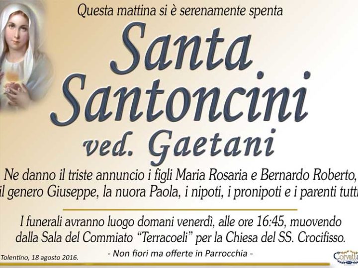 Santoncini Santa Gaetani