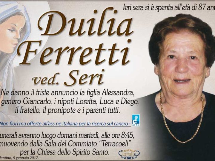 Ferretti Duilia Seri