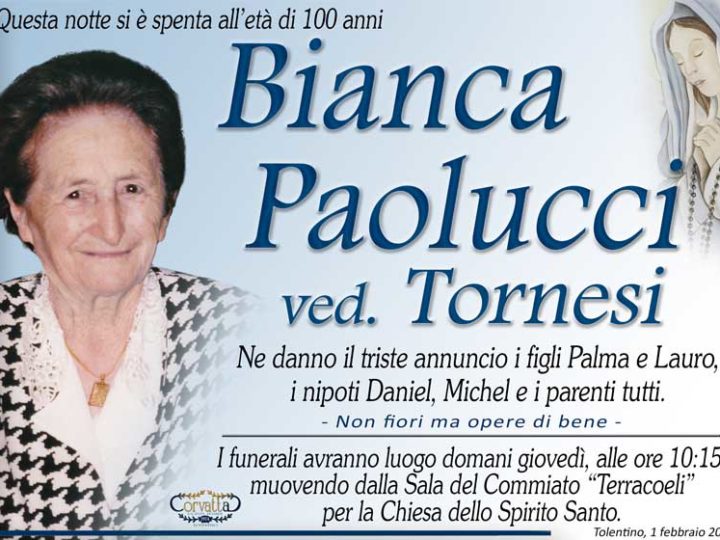 Paolucci Bianca Tornesi