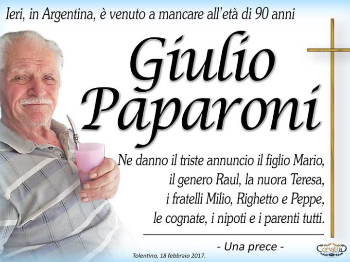 Paparoni Giulio