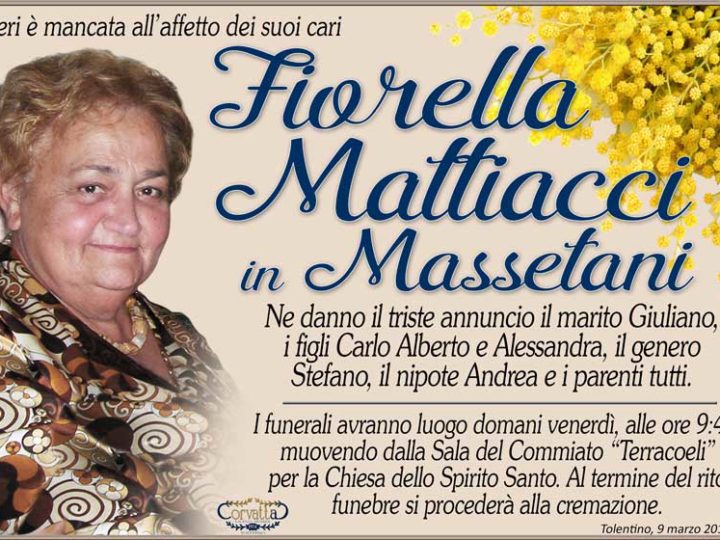 Mattiacci Fiorella Massetani