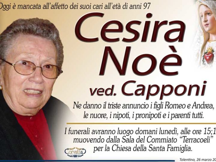 Noè Cesira Capponi