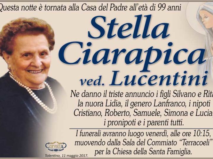 Ciarapica Stella Lucentini