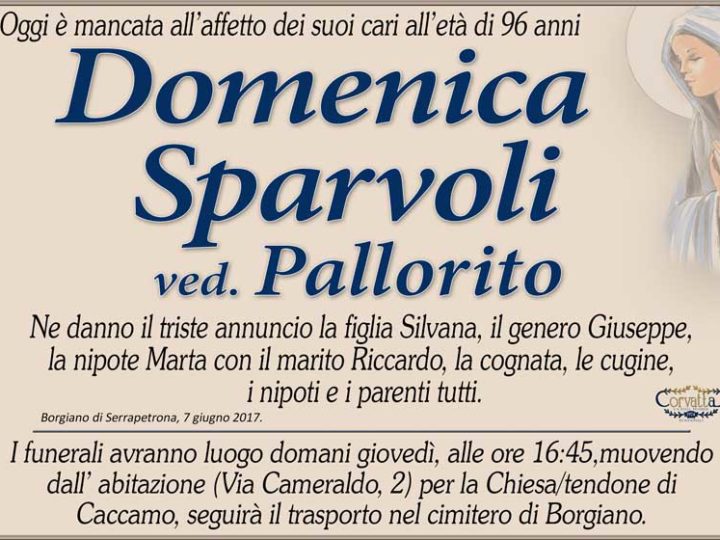 Sparvoli Domenica Pallorito