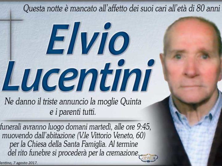 Lucentini Elvio