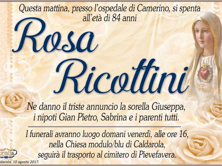 Ricottini Rosa