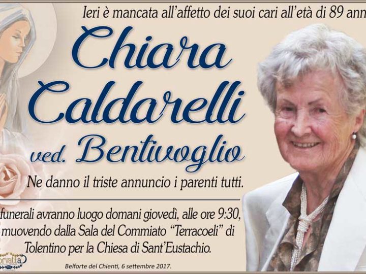 Caldarelli Chiara Bentivoglio