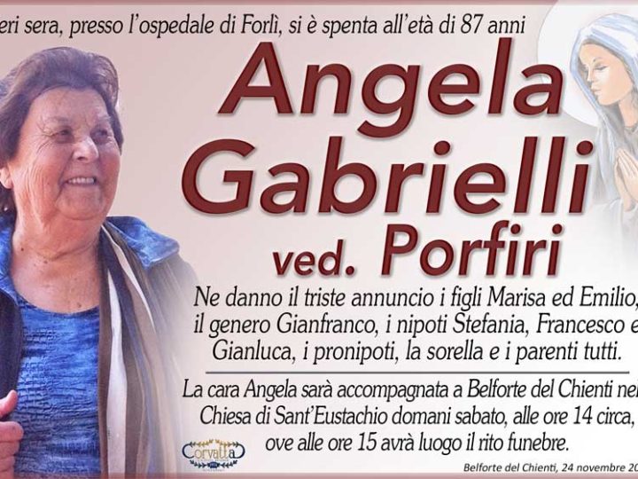 Gabrielli Angela Porfiri