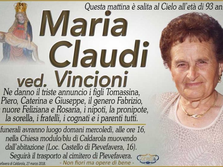 Claudi Maria Vincioni