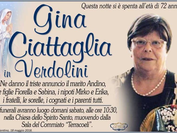 Ciattaglia Gina Verdolini