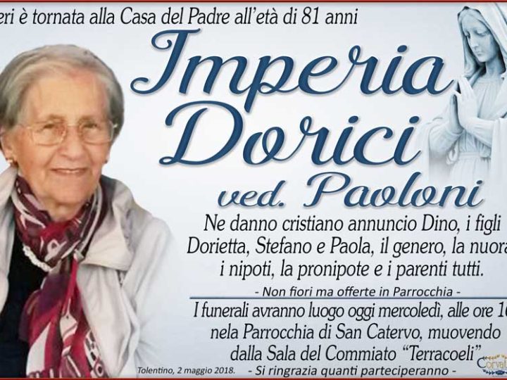 Dorici Imperia Paoloni