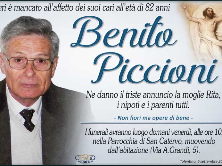 Piccioni Benito