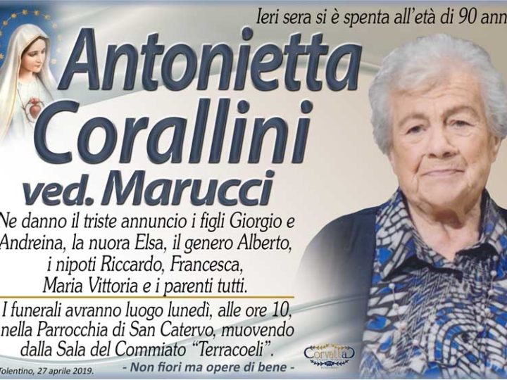 Corallini Antonietta Marucci