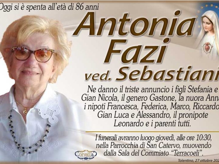 Fazi Antonia Sebastiani