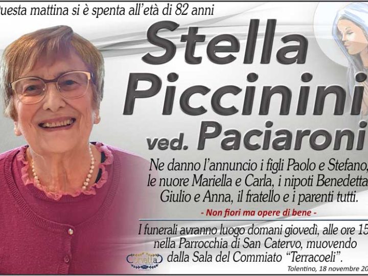 Piccinini Stella Paciaroni