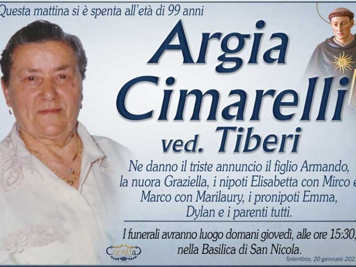 Cimarelli Argia Tiberi