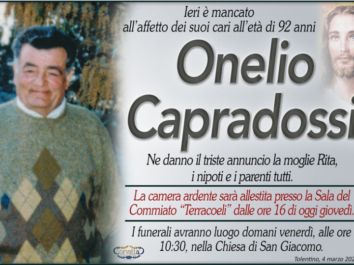 Capradossi Onelio