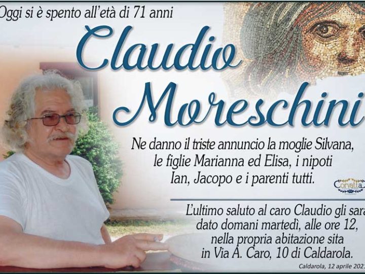 Moreschini Claudio