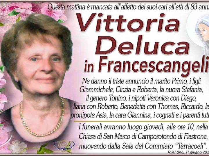 Deluca Vittoria Francescangeli