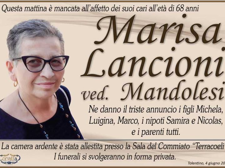 Lancioni Marisa Mandolesi