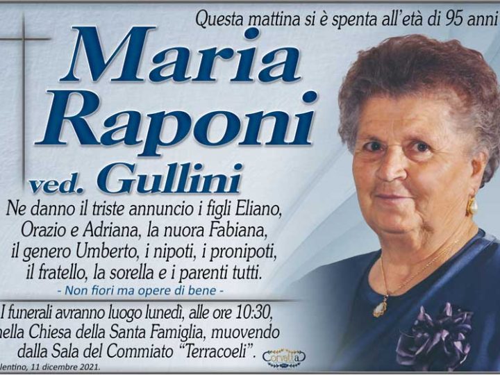 Raponi Maria Gullini