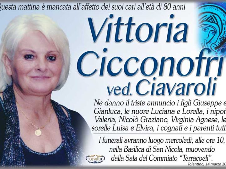 Cicconofri Vittoria Ciavaroli