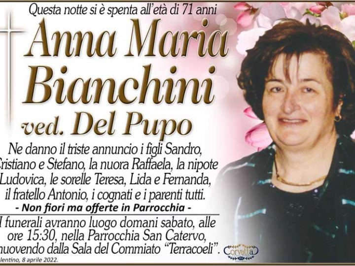 Bianchini Anna Maria Del Pupo