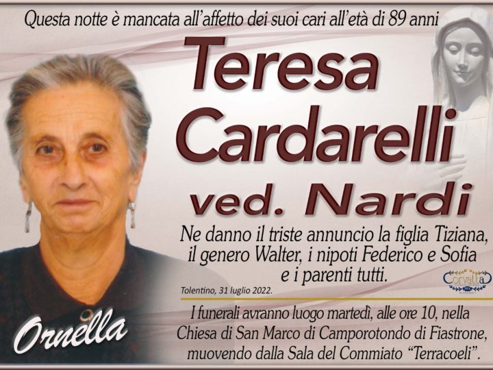 Cardarelli Teresa Nardi