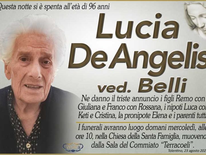 De Angelis Lucia Belli