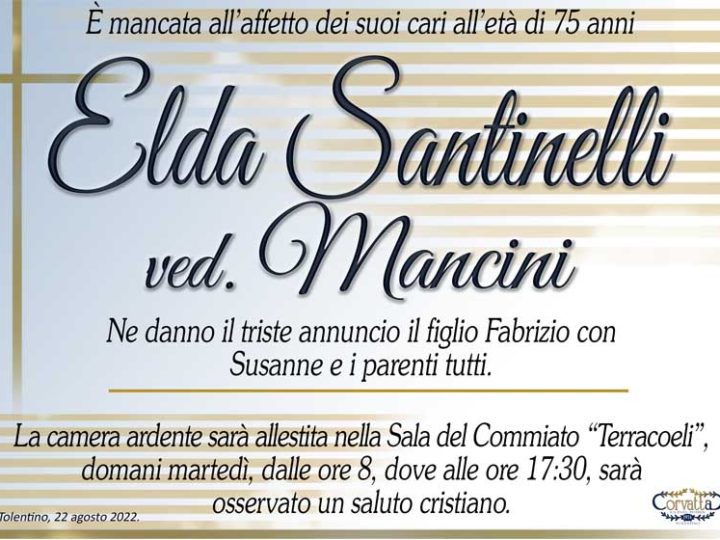 Santinelli Elda Mancini