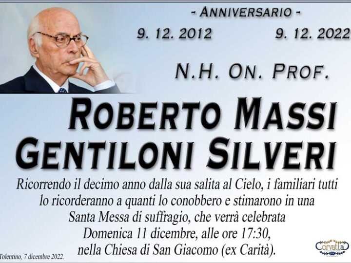 Massi Gentiloni Silveri Roberto