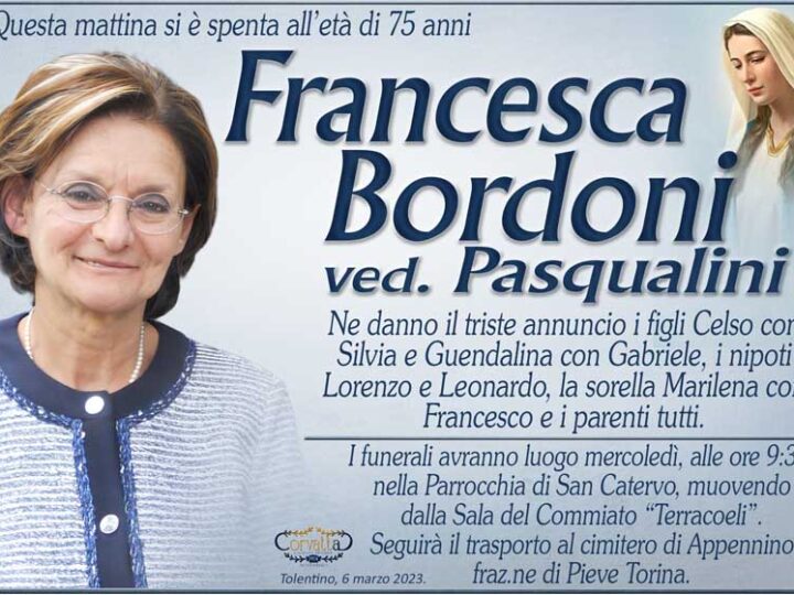 Bordoni Francesca Pasqualini