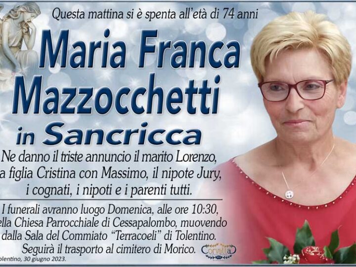 Mazzocchetti Maria Franca Sancricca