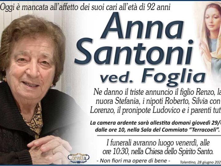 Santoni Anna Foglia