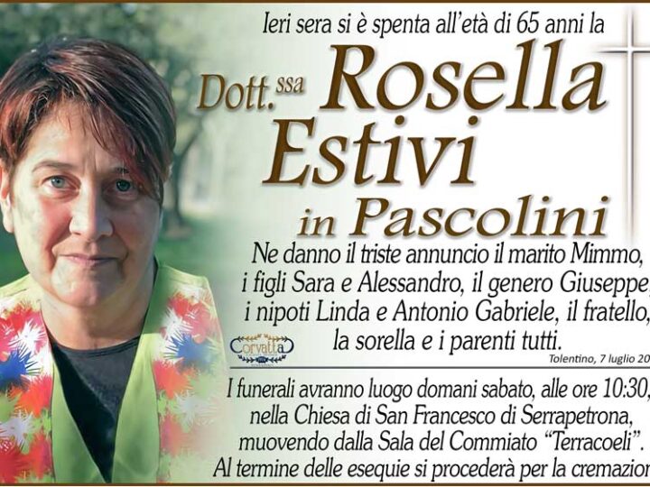 Estivi Dott.ssa Rosella in Pascolini