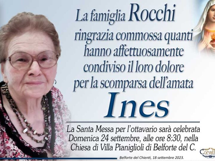 Ringraziamento: Ines Gagliardi Rocchi