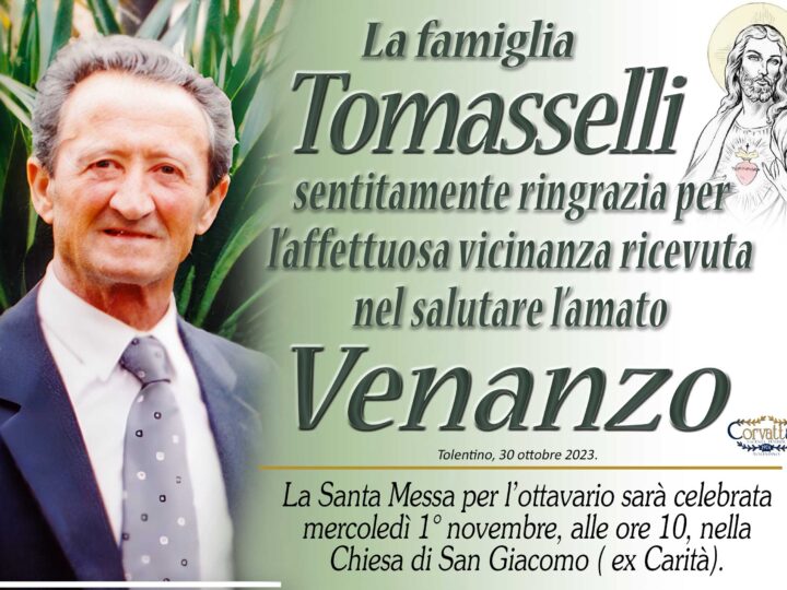 Ringraziamento: Venanzo Tomasselli