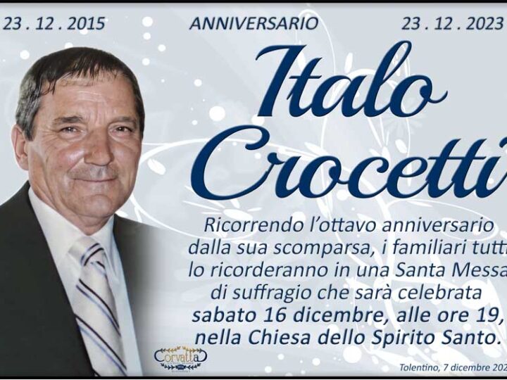 8° Anniversario: Italo Crocetti