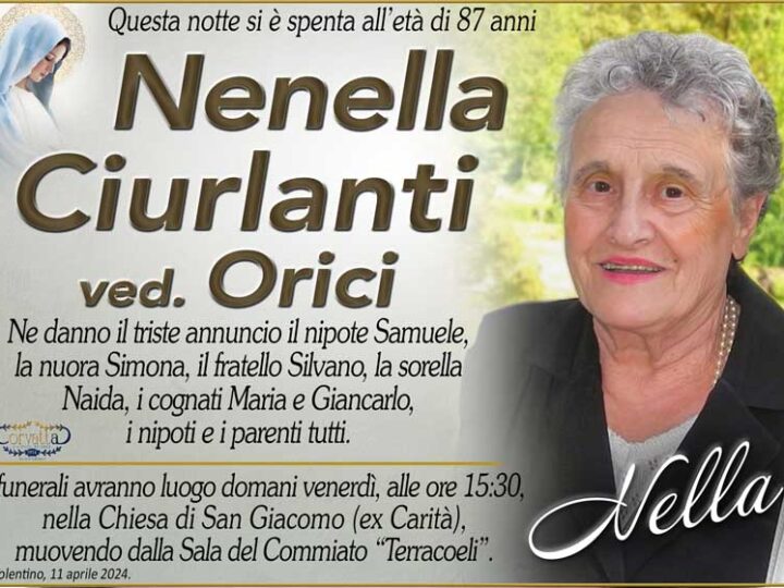 Ciurlanti Nenella Orici