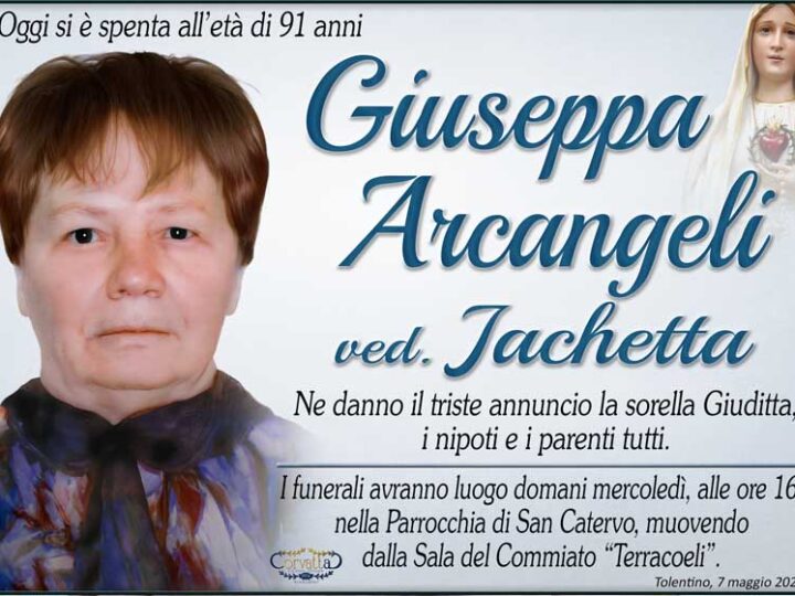 Arcangeli Giuseppa Jachetta